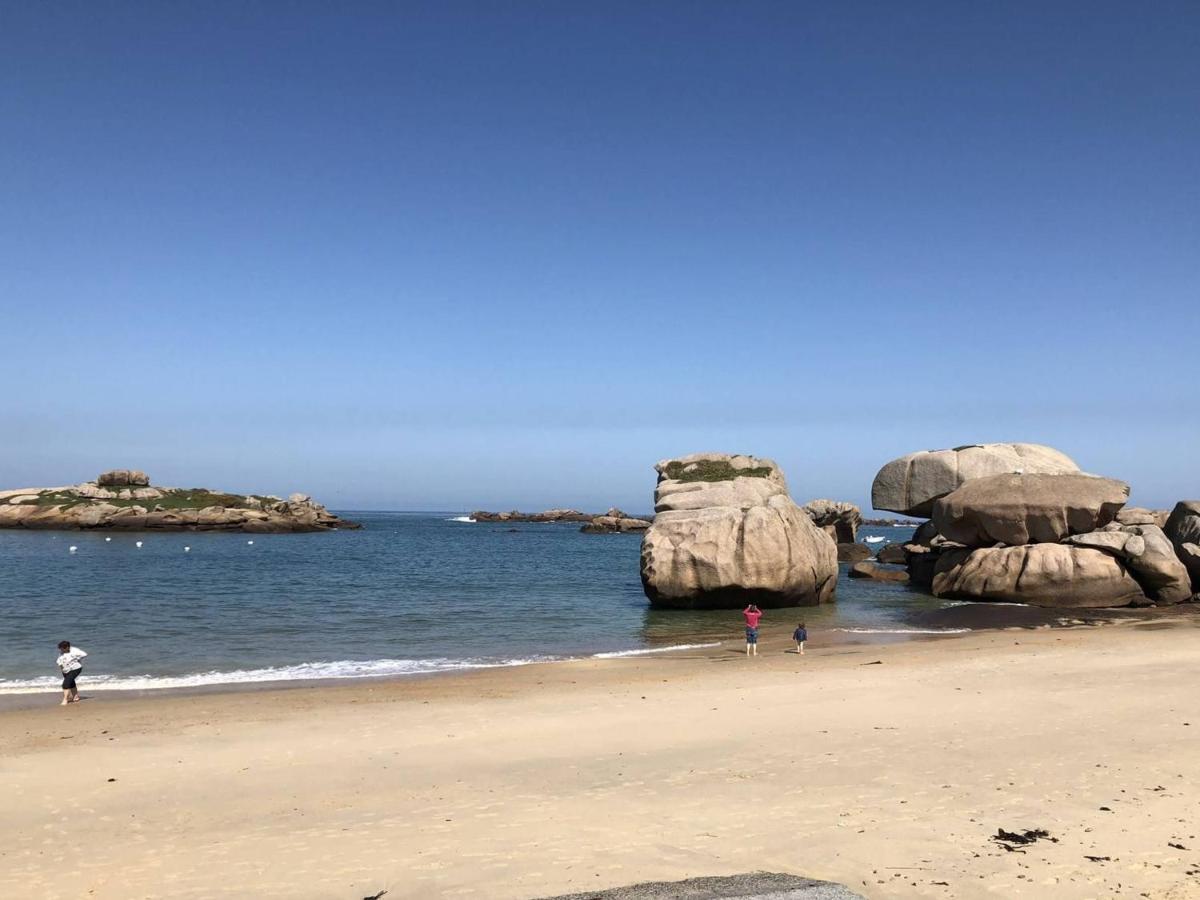 Appartement Spacieux Avec Wifi Et Parking A Tregastel, Proche Plage - Fr-1-368-18 Zewnętrze zdjęcie